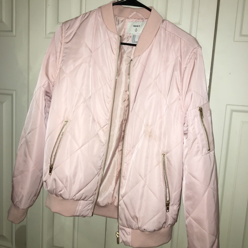Pink Bomber Jacket